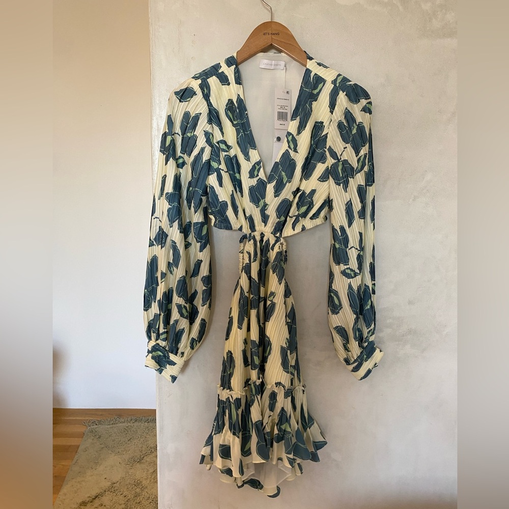Simkhai silk cutout mini dress sz xs